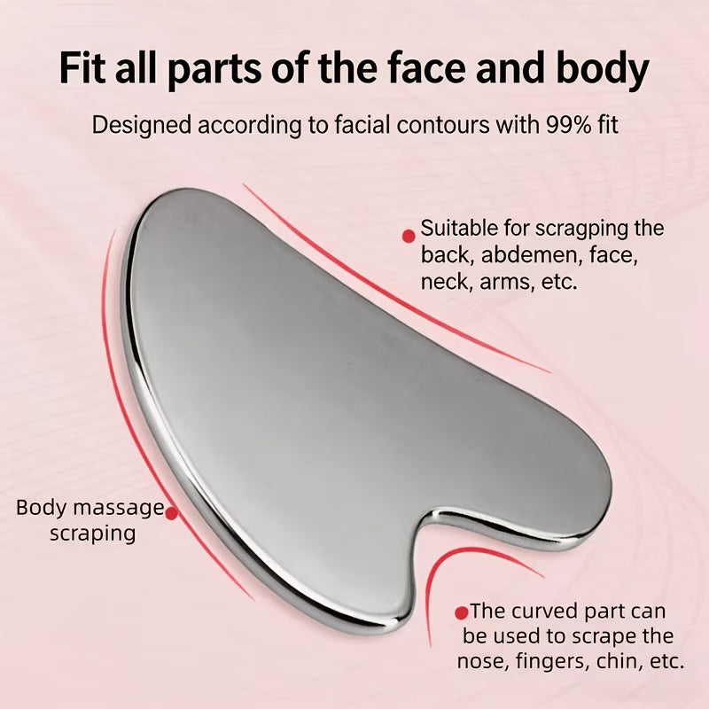 Curved edges fit the face and body