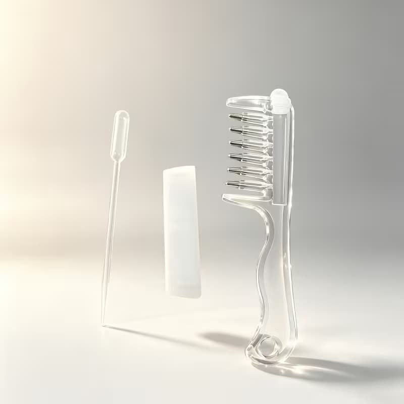 Scalp Oil Applicator Comb – Leak-Proof Serum Dispenser with Roller-Ball Tips