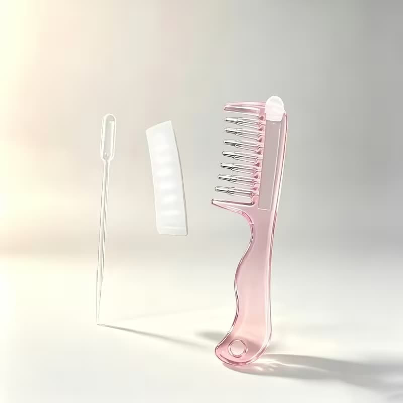 Scalp Oil Applicator Comb – Leak-Proof Serum Dispenser with Roller-Ball Tips