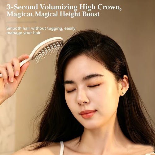 Self-Cleaning Detangling Brush – Volumising Vented Hairbrush with One-Touch Clean