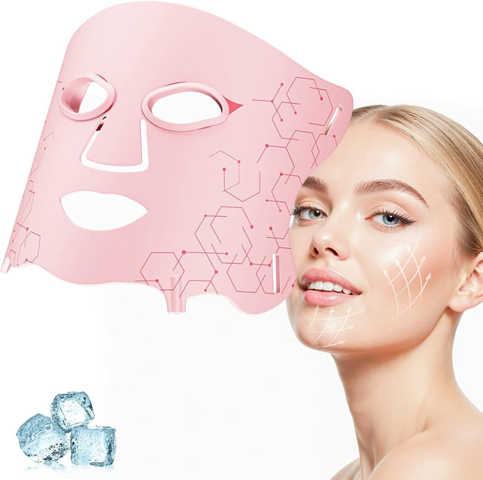 VERSO Ice-Cooling LED Face Mask – 7 Colours, Rechargeable, with Cooling Mask