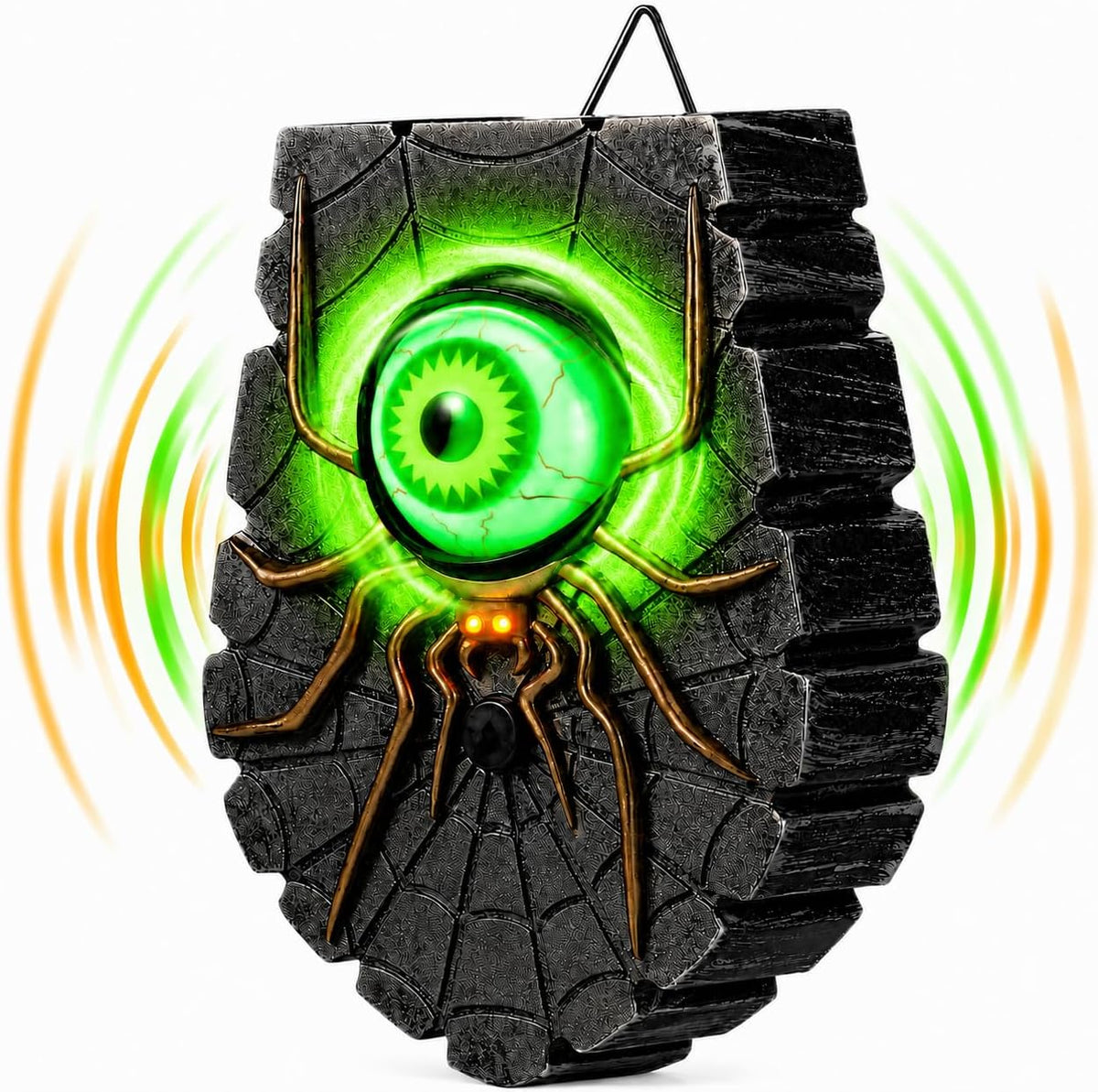Creepy Animated Eyeball Halloween Door Decoration - Front Door Prop