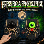 Creepy Animated Eyeball Halloween Door Decoration - Front Door Prop