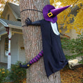 Crashing Witch Tree Decor - Life-Size Halloween Yard Prop
